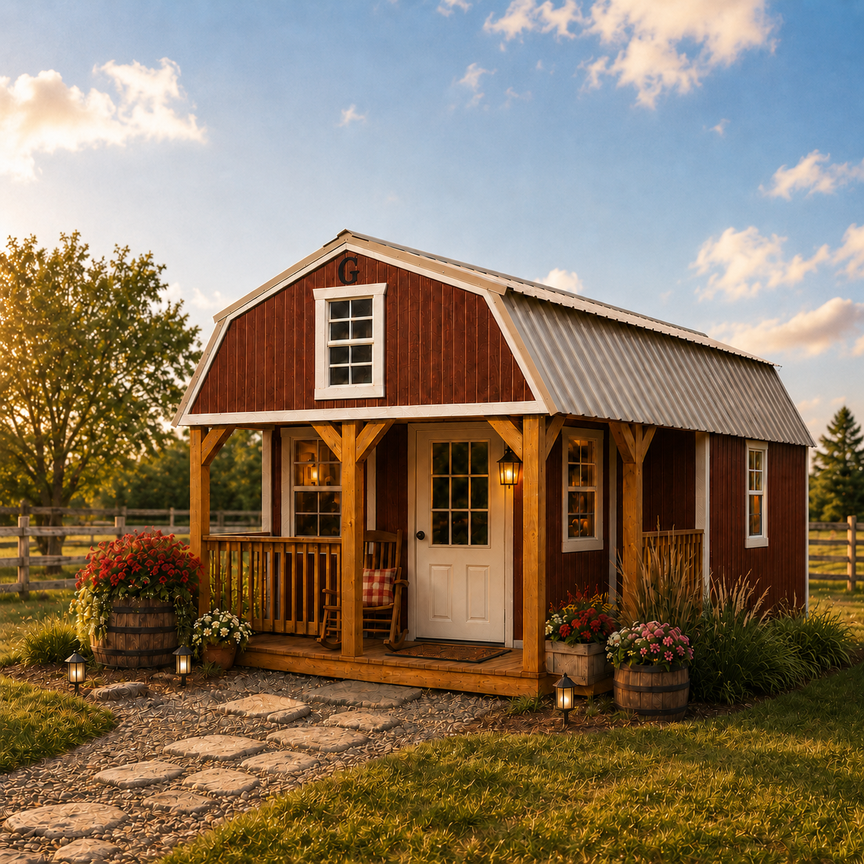 Cozy cabin-style Graceland building idea